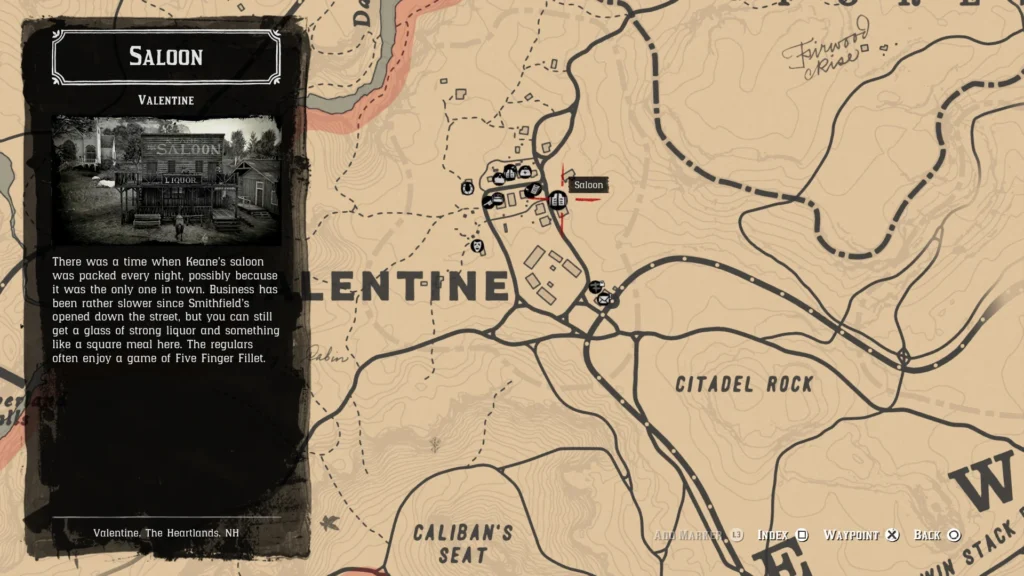 Red Dead Redemption Area Map