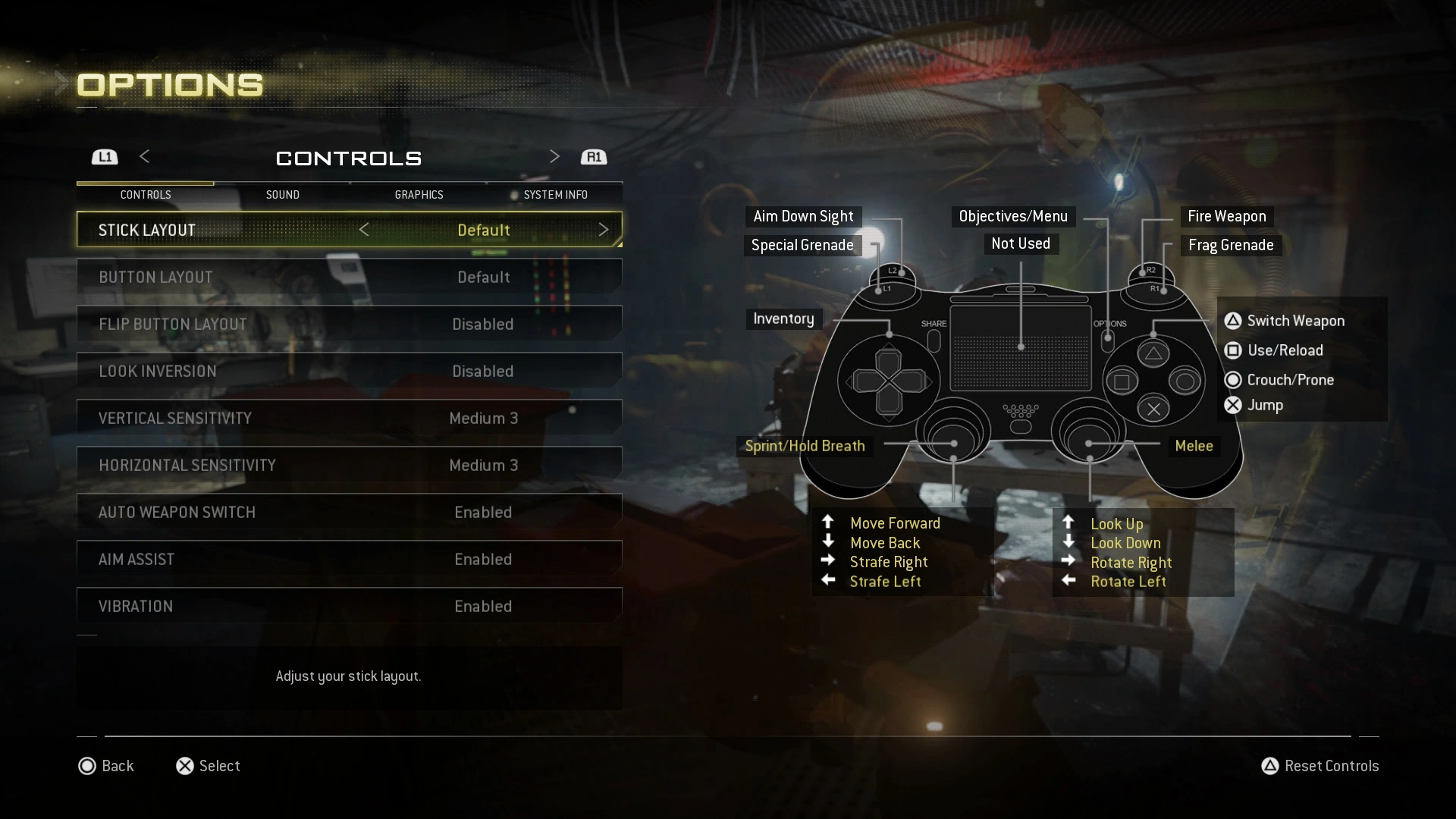 Call of Duty Warzone 2 Button Layout