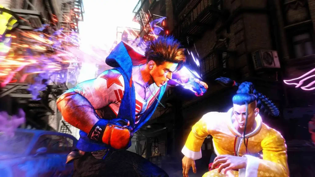 Street Fighter 6 punching scene
